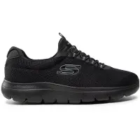 SKECHERS Baskets basses 'Summits' gris / noir