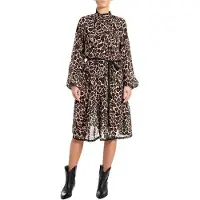 Replay W9113.000.74994 Long Sleeve Midi Dress Multicolore XS Femme