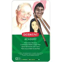 Derwent Crayons aquarelle Portrait Pencils Multicolore, 12 pièces (12x)