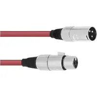 Omnitronic 30220905 Câble de connexion XLR (1x XLR mâle 3 pôles (5 m, Câbles XLR)