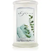 Kringle Candle Eucalyptus & Cotton bougie parfumée 624 g