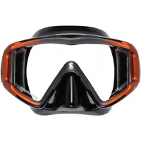 SCUBAPRO New Crystal Vu Diving Mask Orange,Noir