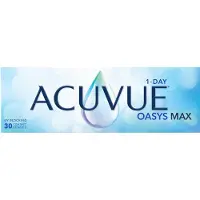 Acuvue Oasys 1-Day MAX (-1.75, Lentille journalière, 30 pcs, Sphérique)