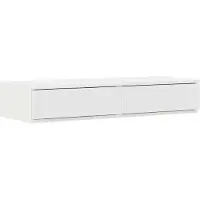 vidaXL Tiroirs de lit Blanc 80 x 36.5 x 16.5 cm Bois d'ingénierie