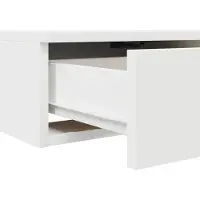 vidaXL Tiroirs de lit Blanc 120 x 36.5 x 16.5 cm Bois d'ingénierie