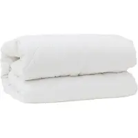 vidaXL Ensemble de couettes 3 pcs blanc microfibre et plumes de duvet