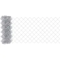 vidaXL Clôture en fil métallique , 25 x 0,4 m, acier galvanisé, argenté
