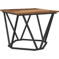 vidaXL : Table basse, 3 pièces, bois de récupération, 50 x 50 x 40 cm