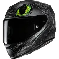 HJC RPHA 12 Toothless II Casque Intégral Mat/Noir/Jaune/Vert S unisex