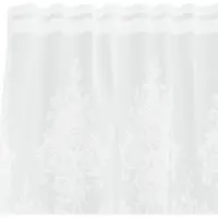 vidaXL Rideau en Dentelle Floral Blanc 280 x 900 cm Polyester