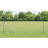 vidaXL Clôture en fil de fer soudé avec pointes 100 x 0,6 m (L x H)