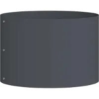 vidaXL Anneau pour plantes anthracite 30 x 30 x 20 cm Acier laminé à froid