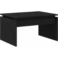 vidaXL Table Basse Chêne Noir 68X38X50 Cm Avec Bois d'Ingénierie Lumarko !