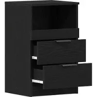 vidaXL Cabinet de chevet Chêne noir 40 x 35 x 65 cm Bois d'ingénierie