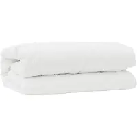 vidaXL Ensemble couette et oreiller 2 pcs blanc microfibre