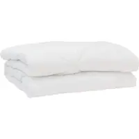 vidaXL Couette avec oreiller 3 pcs blanc microfibre