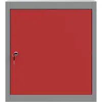 vidaXL Cabinet à Outils avec étagère Rouge et gris 50 x 20 x 55 cm