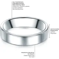 Männerglanz Bague argent
