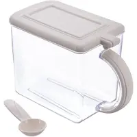 Orion Récipient de cuisine Récipient de conservation Boîte de stockage pour sel farine sucre chapelure avec couvercle et cuillère 1l