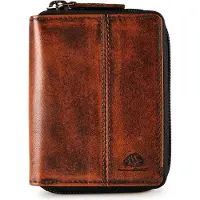 Greenburry Porte-monnaies 'Destressed' marron