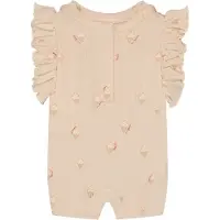 Noppies Barboteuse / body beige / rouge