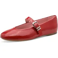 Tamaris Ballerines à lanières rouge