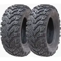 Parnells 25x8.00-12 Quad ATV Tyres 6ply Wanda P3103 E-Marked Road Legal Tires (Set of 2)