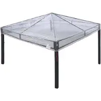 vidaXL Housse de rechange pour gazebo 300 x 300 x 26 cm, PVC transparent