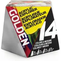 Golden Set de peinture acrylique A-Z pour débutants