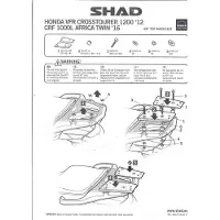 Shad Kit Support De Top Case Top Master Pour Moto Honda 1200 Vfr X Crossrunner