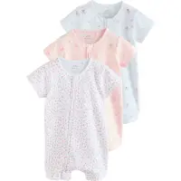 Next Barboteuse / body bleu pastel / vert / rose / blanc