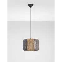Lyora Suspension Abby Ø 33cm marron avec bleu