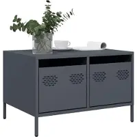 vidaXL Armoire TV anthracite 68x50x43,5 cm Acier laminé à froid