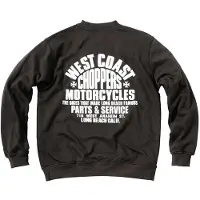 West Coast Choppers Parts Sweatshirt Noir 2XL Homme