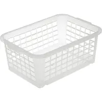 Keeeper Panier Plastique Transparent - - easystorage - 25 x 17 cm - Plastique - Résine