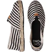 Toni pons Espadrilles 'Blanes' noir / blanc naturel