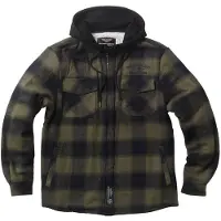 West Coast Choppers Hell Bent Flannel Hoodie Jacket Noir S Homme