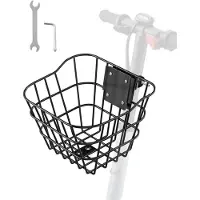 Vevor Panier Avant de Vélo et Trottinette Électrique Métallique avec Support Fixe