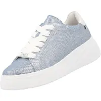 Rieker Damen Plateau Sneaker Blau