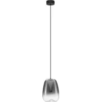 Nova Luce Suspension design Oblo Verre fumé à 1 lumière