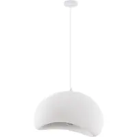 Nova Luce Suspension naturelle Aere blanc 50cm