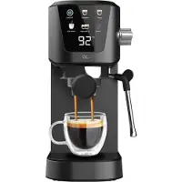 Cecotec Machine à expresso et cappuccino Cafelizzia 20 Touch. 1 350 W, 20 bars, écran tactile, vaporisateur, réservoir d'eau 1