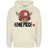 One Piece Sweat-shirt à capuche Anime de - Chopper - Logo - M - XXL - pour Homme - naturel - Taille XL