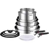 Tefal set posuđa 13 komada L897SD74, Set de poêles et de casseroles, Argent
