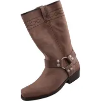 Dockers by Gerli Herren Damen Biker Boots 030140-006004 Braun Uni