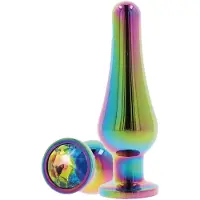 Toyjoy Metallinen Anaalitappi Rainbow Diamond Bum Bijou Medium