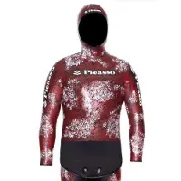 Picasso Thermal Skin Spearfishing Jacket 5 Mm Rouge 2XL Homme
