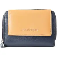 Green Burry Porte-monnaies 'Nappa' beige / pétrole