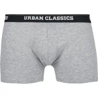 Urban Classics Boxers gris clair / vert foncé / noir / blanc
