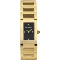 Karl Lagerfeld Paris 21mm 5atm Quartz/analogical Woman Watch Doré Femme